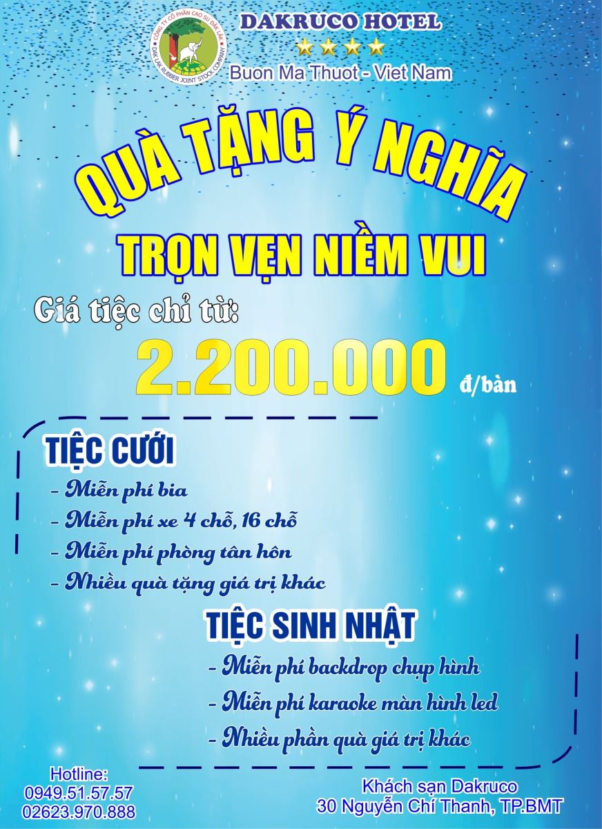 ƯU ĐÃI ĐẶC BIỆT